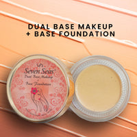 Seven Seas Dual Base Makeup + Foundation & Concealer | Lightweight, Full Coverage, Matte Finish With SPF | Long Lasting Face Makeup (Sun Beige)