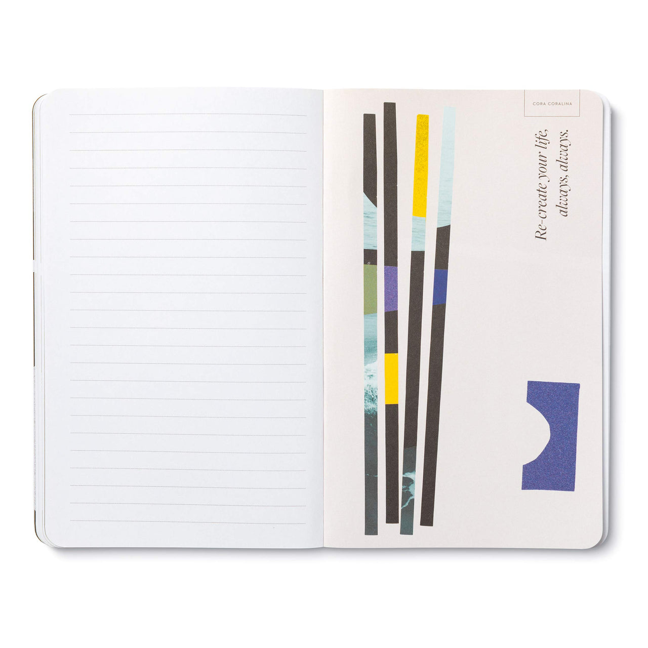 Compendium Softcover Journal - To exist is to change… to go on creating oneself endlessly. – A Write Now Journal with 128 Lined Pages, 5″W x 8″H …to exist is to change...to go on creating