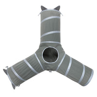 Kitty City Cat Tunnel, Cat Bed, Tunnel, Cat and Kitty Toys Gray Tunnel