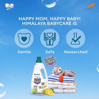 Himalaya Germ Free Baby Laundry Wash 1 L Bottle & Germ Free Baby Laundry Wash Liquid, 1 L Pouch, White, (7004801)