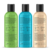 Botanic Hearth Body Wash Set of 3 – Jojoba, Oat & Neem | Soothing & Exfoliating Shower Gel with Niacinamide & Salicylic Acid | Deep Cleansing & Hydrating | For All Skin Types | 118ml Each