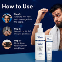 Man Matters Anti Hair Fall Shampoo And Conditioner For Men|Dht Blocker|Helps In Deep Nourishment And Frizzy-Free Hair|Sls&Paraben Free|Pack Of 2|300Ml Shampoo And 90Ml Conditioner,390 Grams