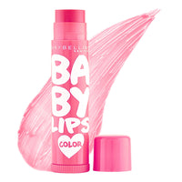 Maybelline New York Colossal Kajal, Black, 0.35g & New York Baby Lips Natural Finish Lip Balm, Pink Lolita, 4g