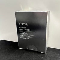 TIRTIR Mask Fit Aura Cushion Foundation, Full coverage, Skin fit, Satin Glow Finish, Korean Cushion Foundation #17C PORCELAIN, 4.5g