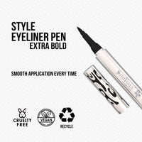 Shryoan Long Lasting Style Eyeliner Pen Extra Bold| Smudge Proof Liner for Women, Matte Eyeliner | Lasts Long up to 24 hours| Waterproof (1.25gm) Color- Green