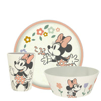 Zak Designs Disney Kids Dinnerware Set 3 Pieces, Durable and Sustainable Melamine Bamboo Plate, Bowl, and Tumbler are Perfect For Dinner Time With Family (Minnie Mouse) 8