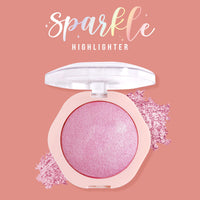 Shryoan Sparkle Make It Pigment Highlighter Palette| Paraben Free & Non-Sticky with Long Wear, Shimmer Finish & Highly Pigmented (12g) (Shade 04)