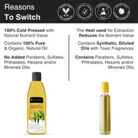 Soulflower Rosemary Lavender and Bhringraj Hair Oil, 225ml Each | Hair Growth, Strengthening & Nourishing Hair Roots | Pure, Natural and Coldpressed Hair Oil - Pack of 2