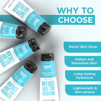 Orgatre Nourish All Day Cream 75gm with SPF 30 PA++ | Daily Moisturizer for Glowing Skin | Retinol, Vitamin C, Niacinamide & Hyaluronic Acid | Anti-Aging, Oil Control & Hydration