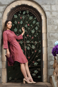 DHRUVI TRENDZ Kurti for Women || Soft Cotton Plain Long Straight Kurtis for Girls || Stitched Collar Kurta || Ideal for Office || Casual || Collage || Festival Wear Kurtis for Ladies