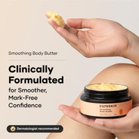 Cureskin Smoothing Body Butter Stretch Marks Cream for Women and Men | Stretch Marks Removal Cream for Women