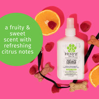 Hempz Petz Dog Cologne, Creamy Citrus Orange & Red Raspberry, 8.5 fl. oz. - Hydrating Puppy Perfume