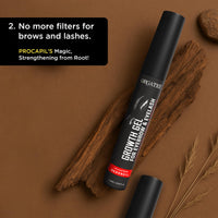 Orgatre Eyebrow & Eyelash Growth Gel 4.5ml | Dual-Use Enhancer for Women | Redensyl, Procapil, Capilia Longa | Fuller Look | Nourishing Lash & Brow Serum | Hair Fall Control