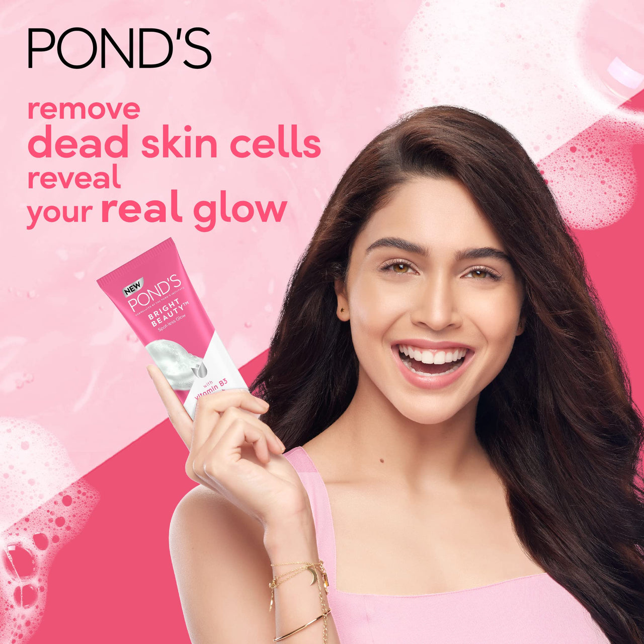 POND'S Bright Beauty Spotless Glow Facewash With Vitamin B3 200G (Pack Of 2)