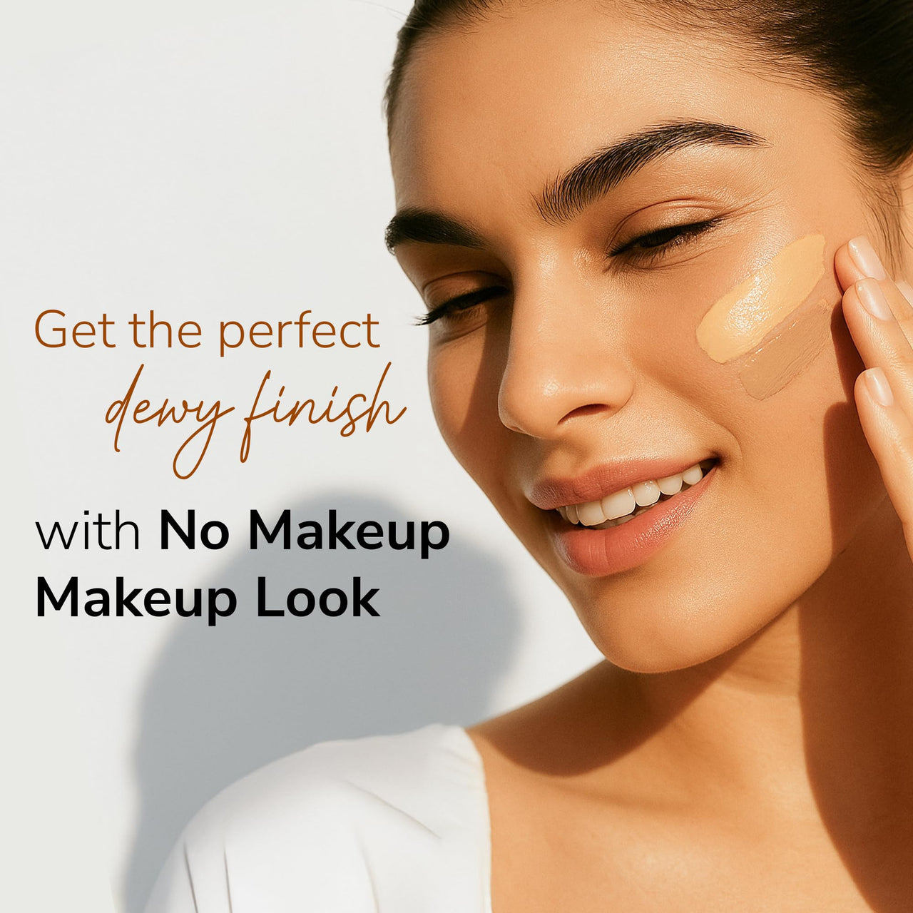 Mila Beauté Perfect Cover Cc Cream With Spf 24+ I Light Makeup With Natural Coverage & Dewy Finish I Skin Tint With Squalene I Hydrate & Brighten Skin | Conceal Dark Spots (25ml, Biscuit Spread)