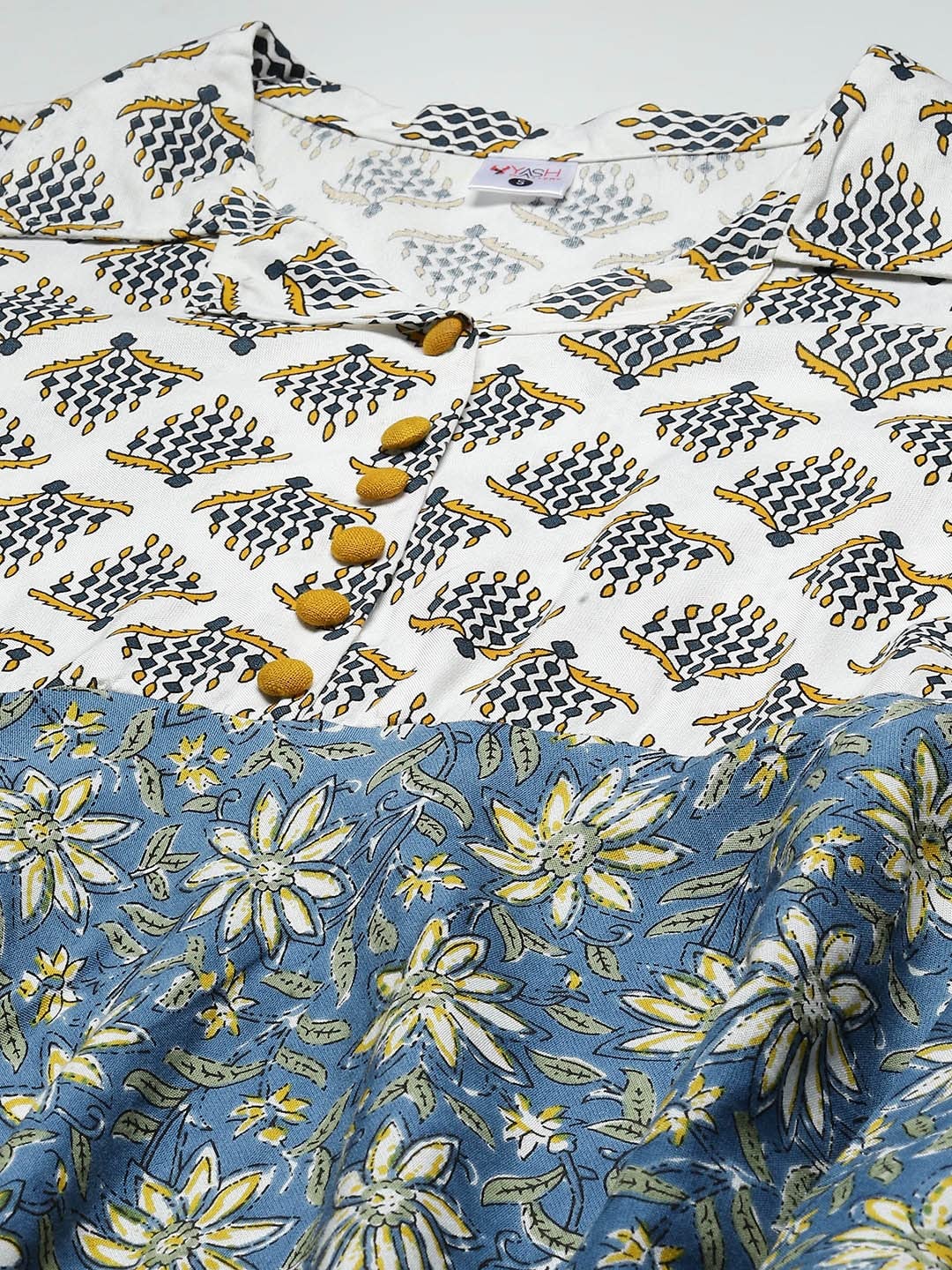 Yash Gallery Women's  Viscose Rayon Floral Anarkali Kurta for Women