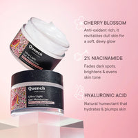 Quench 2% Niacinamide Ultra Light Gel Moisturizer, Instantly Brightens Skin, Water-Like Gel Texture, Non Sticky & Quick Absorbing for Healthy Skin Barrier, Made in Korea (50ml)