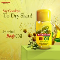 Baidyanath Asli Ayurved Oli Oil - Pure olive body oil with 2X more Real Italian Olives including Almonds and Sandalwood, more nourishment - 500 ml