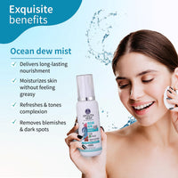 Ayouthveda CTM Combo For Dirt Free Clear Skin, Dark Spots, Refreshes Complexion Charcoal Face Wash(100ml) | Ocean Mist(100ml) | Ultra Hydrating Face Emulsion Cream With Aloe Vera & Coconut Water(60g)