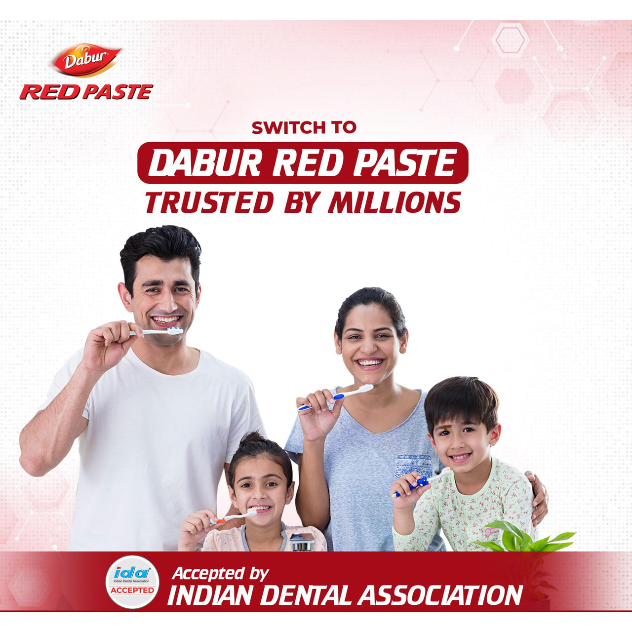 Dabur Red Toothpaste - 800g (200g x 4) | World's No.1 Ayurvedic Paste | Provides Germ Protection, Cavity Protection, Plaque Removal | Prevents Gum Bleeding, Yellow Teeth, Toothache, Bad Breath