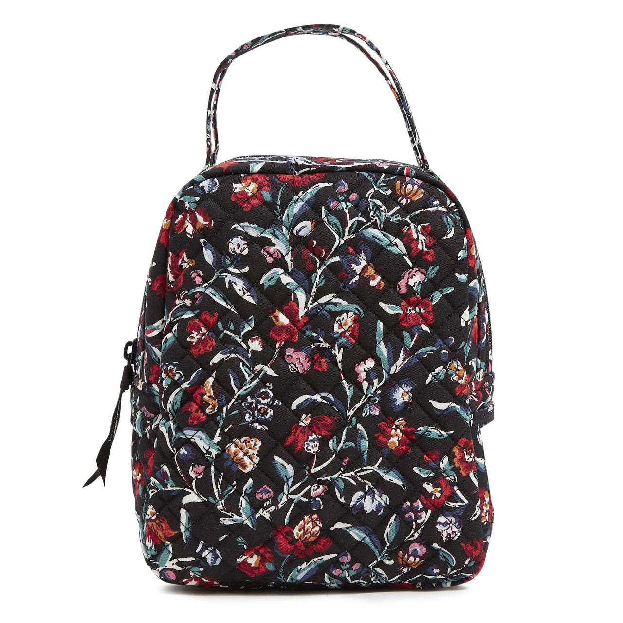 Vera Bradley Women's  Cotton Lunch Bunch Lunch Bag, Perennials Noir, One Size