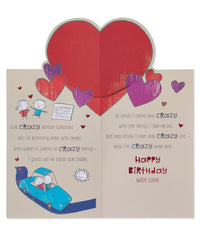 American Greetings Pop Up Birthday Card for Husband (Crazy Life) Crazy Life