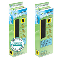 GermGuardian Filter B HEPA Pure Genuine Replacement Filter, Removes 99.97% of Pollutants for AC4825, AC4300, AC4900, AC4825DLX, AC4850, CDAP4500, AP2200, 4-Pack, Black/Yellow, FLT48254PK 4 pack