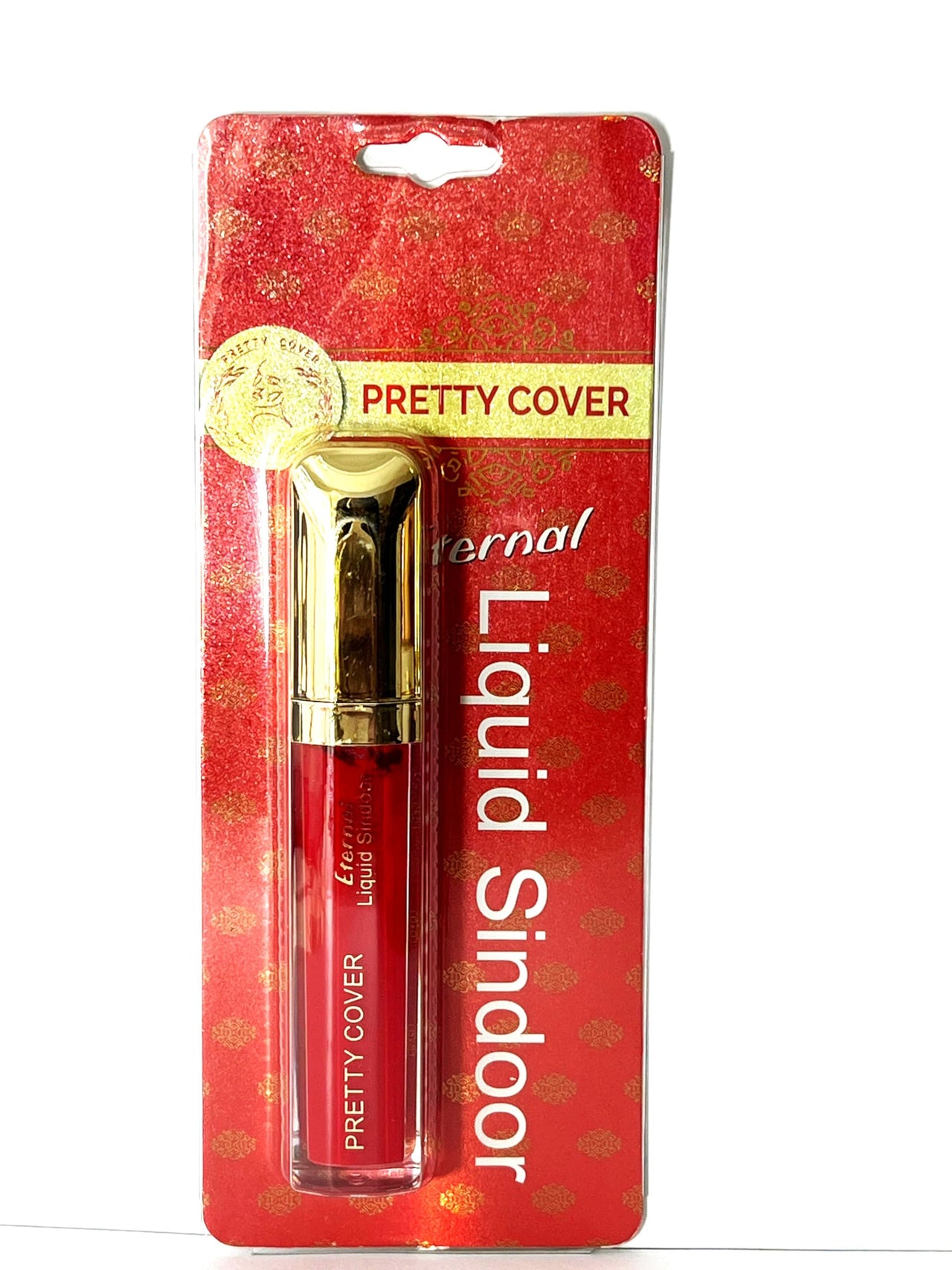 PRETTY COVER Smudge-Proof, Quick-Dry, Long-Lasting Liquid Sindoor for Daily & Festive Use | Rich Color with Precise Applicator (Red)