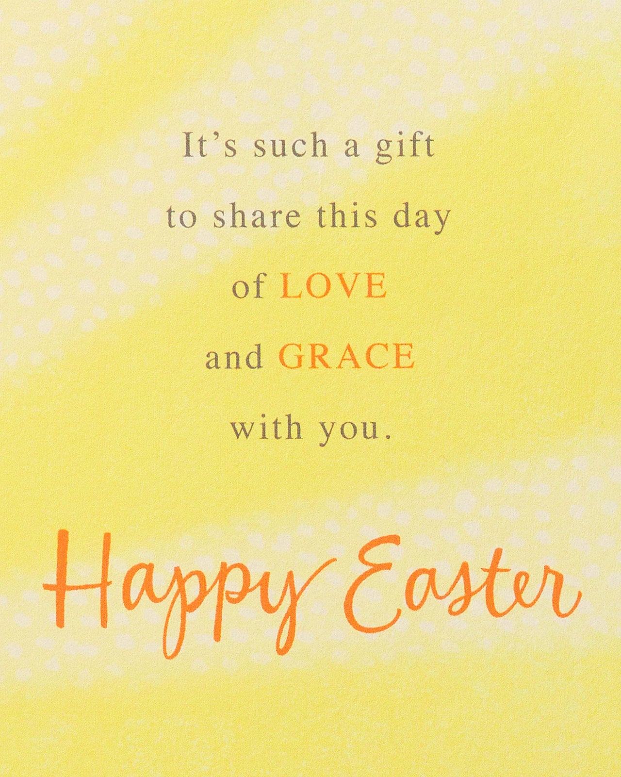 American Greetings Religious Easter Card (Love and Grace) Love and Grace