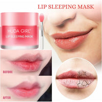 Huda Girl Lip Sleeping Mask | Lip Mask Overnight for Soft, Smooth & Plump Lips | Naturally Glowing Lips | Sleep Mask for Women for Girls | Lip Mask for Dark Lips & Lasting Hydration
