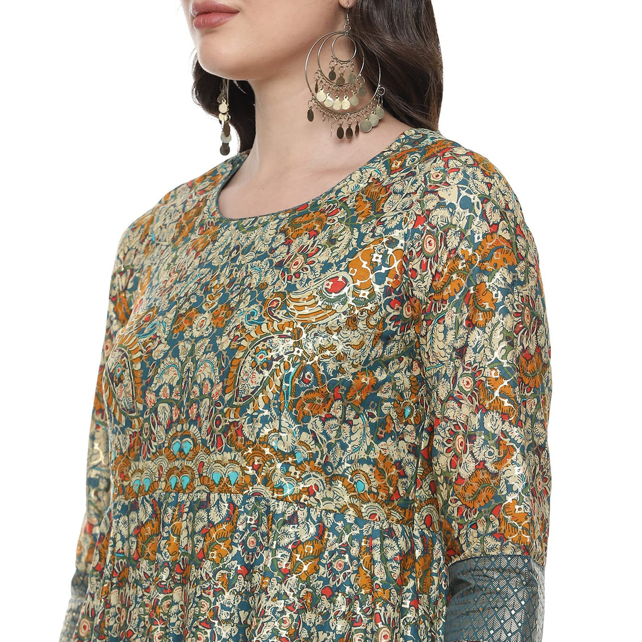 BIBA Women's  Cotton Salwar Suit Set