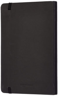Basics Classic Notebook, Line Ruled, 240 Pages, Black, Hardcover, 5 x 8.25-Inch