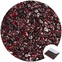 456 PCs Natural Chip Stone Beads, 5-8mm Irregular Multicolor Gemstones Loose Crystal Healing Garnet Rocks with Hole for Jewelry Making DIY Crafts
