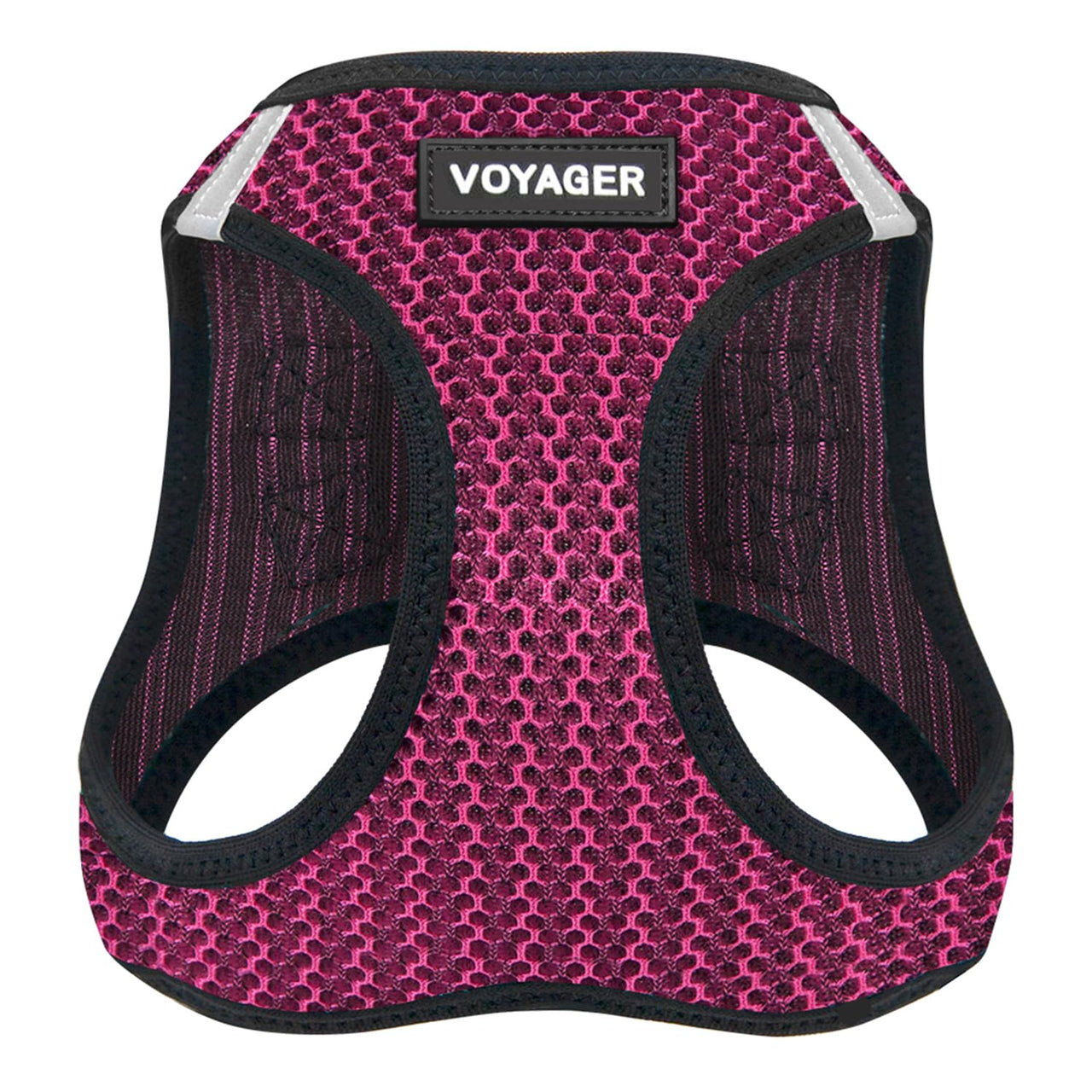Voyager Step-in Air Dog Harness - All Weather Mesh Step in Vest Harness for Small and Medium Dogs and Cats by Best Pet Supplies - Harness (Fuchsia 2-Tone), XS (Chest: 13-14.5") Harness (Fuchsia 2-Tone) XS (Chest: 13 - 14.5")