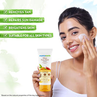 Mamaearth Natural Radiance Combo (Anti-Pollution Daily Face Cream 80ml + Ubtan Face Wash 100ml) for Brightening,Brightens Skin