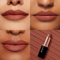Pilgrim Matte Bullet Lipstick Intense Colour Transferproof & Smudgeproof Nude Mystery -05,Peach