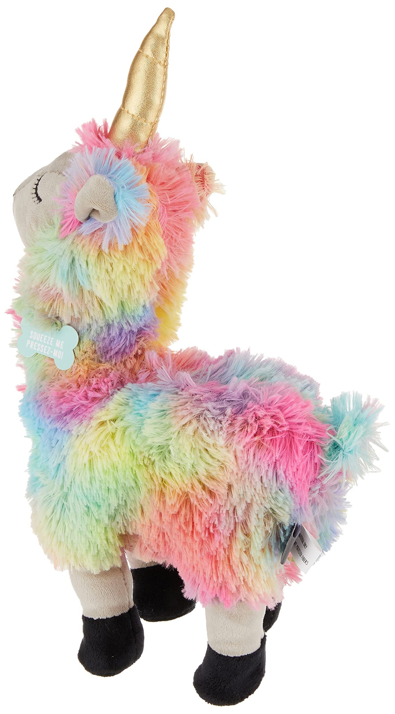 FRINGE STUDIO Dog Toy, I Want to Be A Llamacorn Pet Toy (289322)