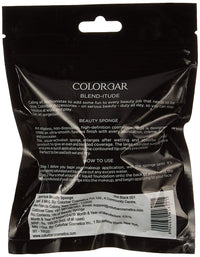 Colorbar Cheekillusion Blush - 009 Coral Craving & Blend-itude Makeup Sponge - HoT Black 001 Combo