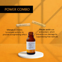 Deconstruct 10% Non-Irritating Vitamin C Face Serum For Glowing Skin|10% Vitamin C + 0.5% Ferulic Acid|Water Based Serum Highly Stable Vitamin C Face Serum For Women And Men|Beginner Friendly|20 Ml