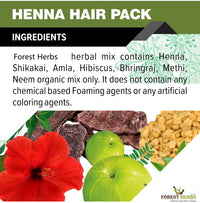 The Forest Herbs Natural Care From Nature Henna Powder (200 Grams) Enriched With Precious Herbals For Hair Growth, Colour & Conditioning