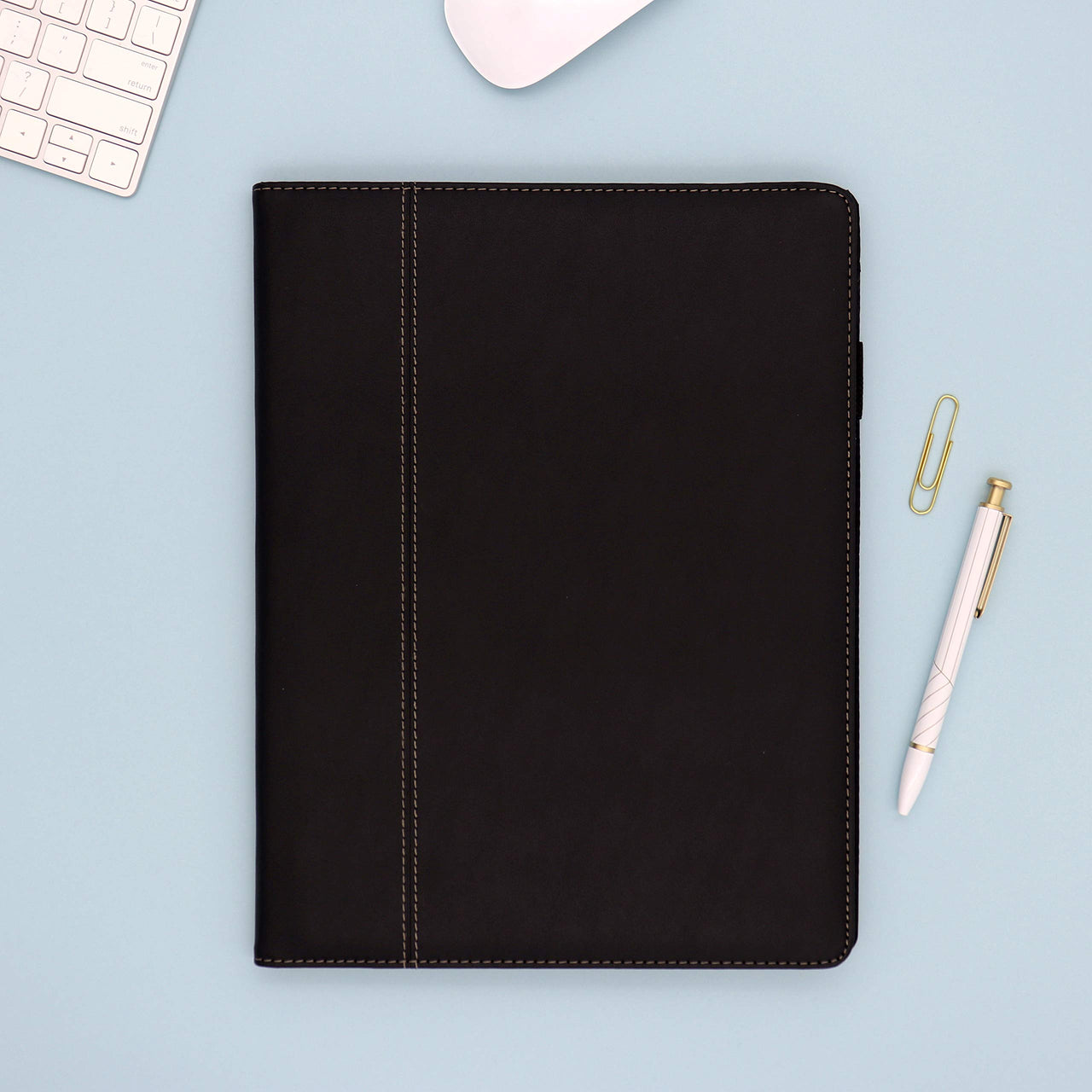Blue Sky Professional Padfolio: Comprehensive Portfolio and Efficient Document Organizer, Ideal Business Accessory for Modern Professionals, 9.5" x 12" 8.5” x 11"
