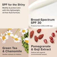 Paula's Choice CLEAR Ultra-Light Hydrating Oil Free Face Sunscreen & Moisturizer, SPF 30 Sunscreen for Face with Green Tea & Chamomile, Pore Minimizer for Blemish- Prone Skin, UVA/UVB Protection - 60 ml