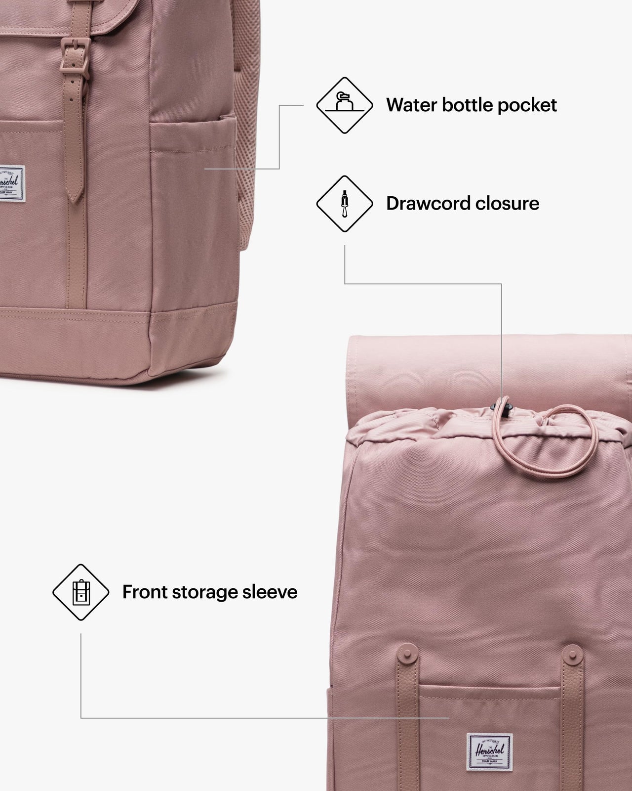 Herschel Supply Co. Retreat Backpack, Port, One Size