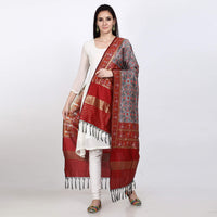 KAPAAHA Women's  Woven Silk Blend Patola Dupatta/Chunni Enough