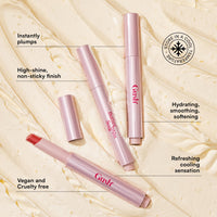 Butter Balm -Glossy Tint Balm | 3-in-1 Plumping Lip Gloss Balm For High Shine | Hydrating | Long Lasting | Glass Shine | Non Drying 1.7g (Lover (Creamy Baby Pink))