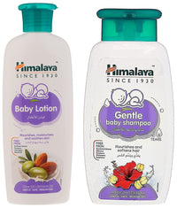 Himalaya Gentle Baby Shampoo (200ml) & Himalaya Baby Lotion (200ml)