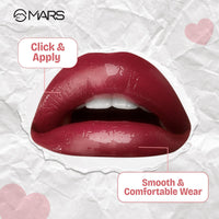 MARS Click Stix Gloss Lip Balm (2.0 gm) (03-BERRY JAM) | High Pigmented | Ultra-Glossy Finish | Non-Sticky | Hydration | Enriched with Cocoa Butter