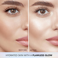 FACES CANADA Celeb Glow Kit | Silver Strobe Cream (30ml) + Rose Ivory All Day Hydra Matte Mini Foundation (18ml) | Makeup Kit For Women (Combo Pack of 2)