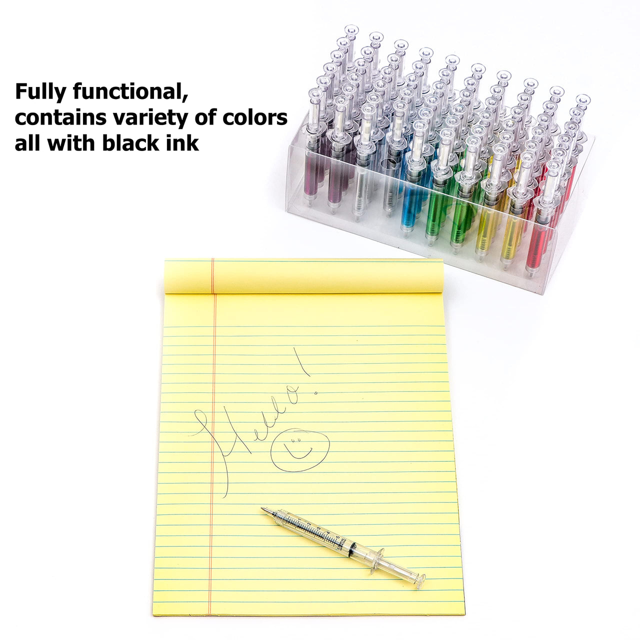 Allures & Illusions Syringe Pen , Mixed Color 60 Count(Pack of 1)