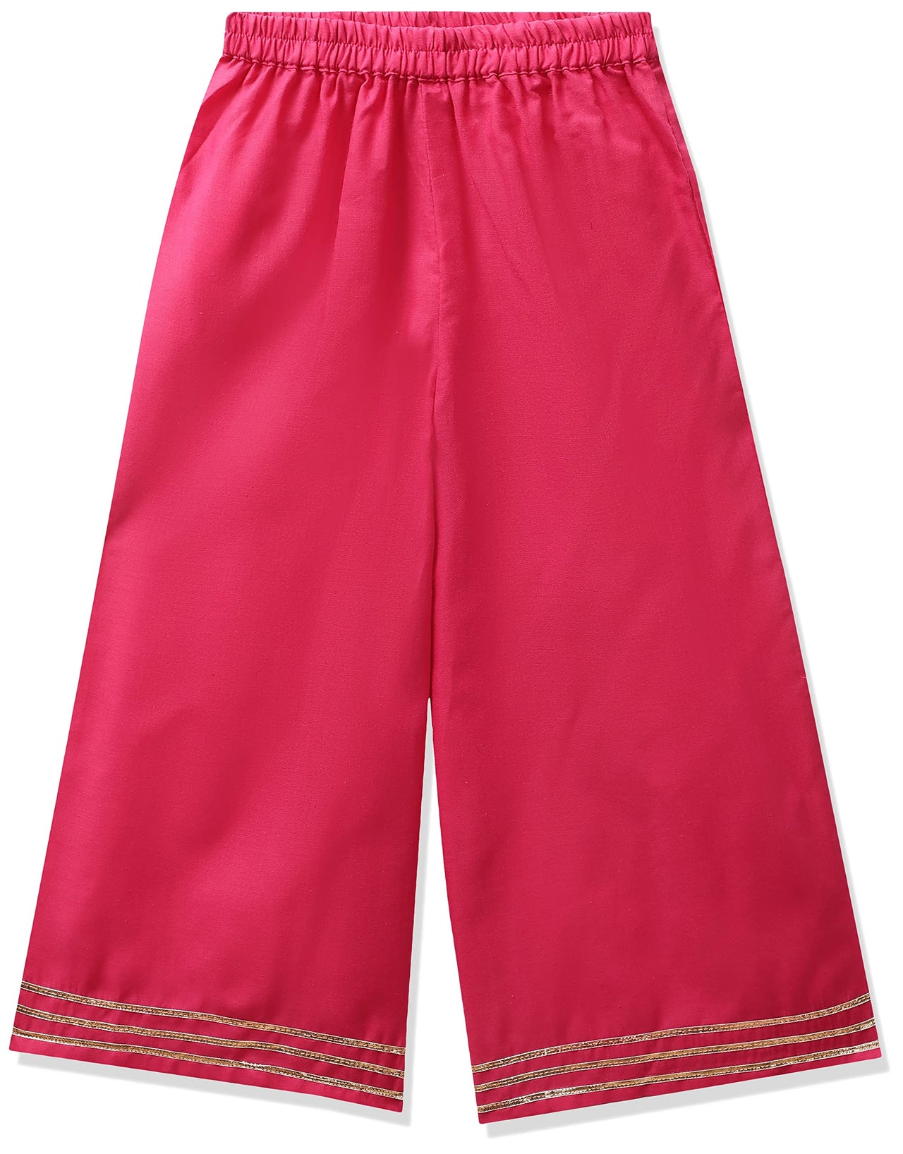 Bitiya By Bhama Girl's  Cotton Blend Kurta & Palazzo